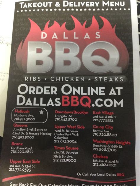 dallas bbq nostrand ave|dallas bbq brooklyn menu.